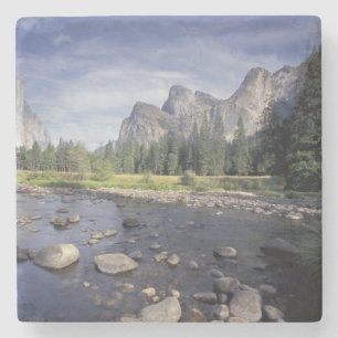 NA, USA, Kalifornien, Yosemite NP, Valley view Steinuntersetzer