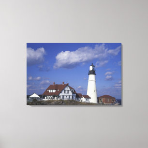 NA, USA, Maine, bei Portland, Portland Head Leinwanddruck