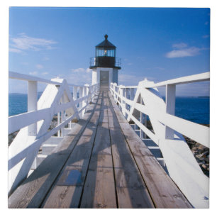 NA, USA, Maine, Port Clyde. Marshall Point 2 Fliese