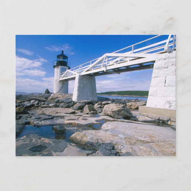 NA, USA, Maine, Port Clyde.  Marshall Point Postkarte (Vorderseite)