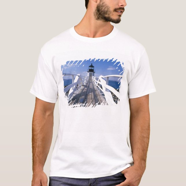NA, USA, Maine, Port Clyde.  Marshall-Punkt 2 T-Shirt (Vorderseite)