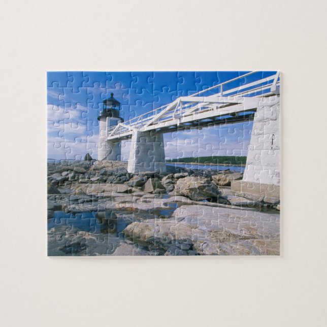 NA, USA, Maine, Port Clyde.  Marshallpunkt Puzzle (Horizontal)