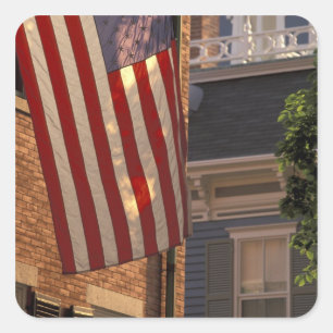 NA, USA, Massachusetts, Nantucket Island, Quadratischer Aufkleber