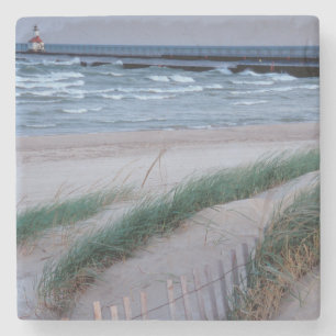 NA, USA, Michigan, Berrien Landkreis, St. Joseph, Steinuntersetzer