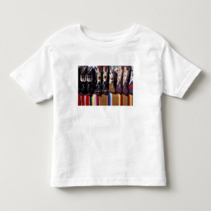 NA, USA, New Mexico, Santa Fe. Cowboystiefel Kleinkind T-shirt