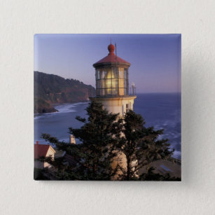 NA, USA, Oregon, Heceta Head Lighthouse, Button