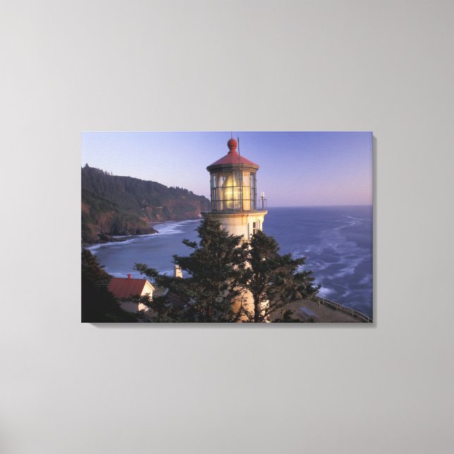 NA, USA, Oregon, Heceta Head Lighthouse, Leinwanddruck (Vorderseite)