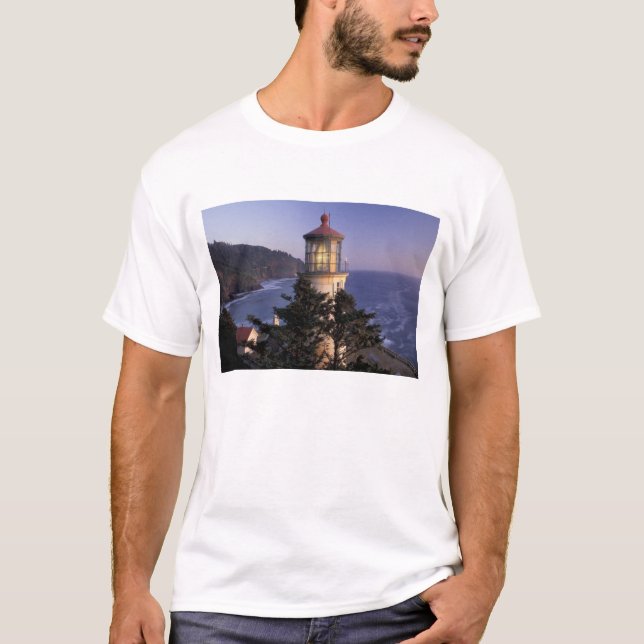 NA, USA, Oregon, Heceta Head Lighthouse, T-Shirt (Vorderseite)