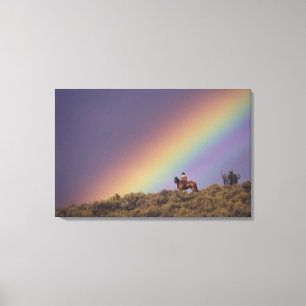 NA, USA, Oregon, Seneca, Ponderosa Ranch, Leinwanddruck