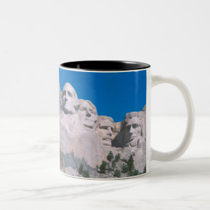 Na, USA, Sd, der Mount Rushmore. Zweifarbige Tasse