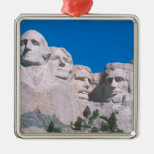 NA, USA, SD, Mount Rushmore. Ornament Aus Metall