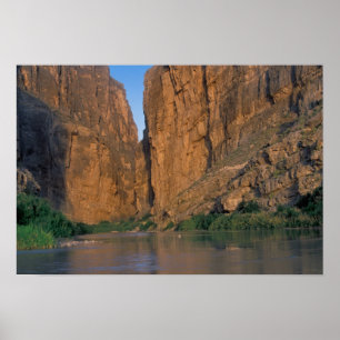 NA, USA, Texas, Big Bend Nationalpark. Rio Poster