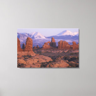 NA, USA, Utah, Arches National Park. Garten Leinwanddruck