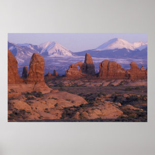 NA, USA, Utah, Arches National Park. Garten Poster