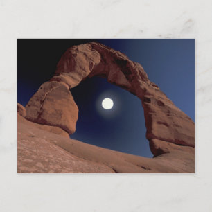 NA, USA, Utah, Arches National Park. Zart Postkarte
