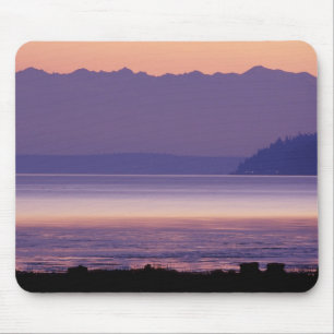 NA, USA, Washington, Conway. Olympic Mountains Mousepad