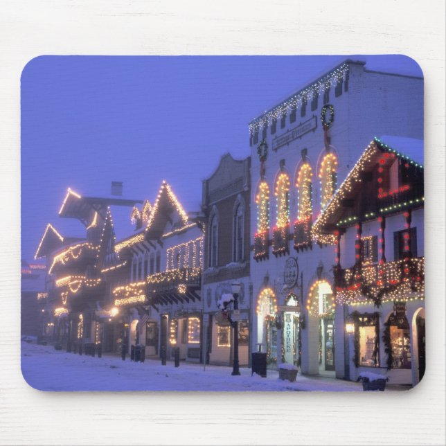 NA, USA, Washington, Leavenworth Hauptstraße Mousepad (Vorne)