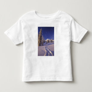 NA, USA, Washington, Mt. Rainier NP, Schneeschuh Kleinkind T-shirt