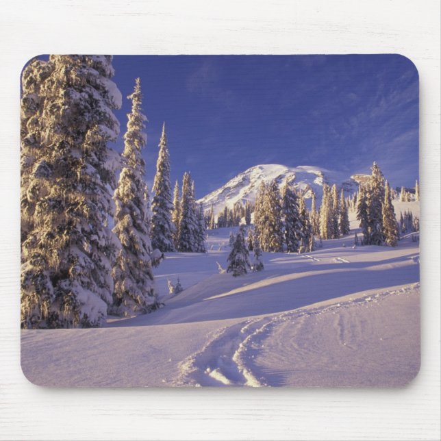 NA, USA, Washington, Mt. Rainier NP, Snowshoe Mousepad (Vorne)