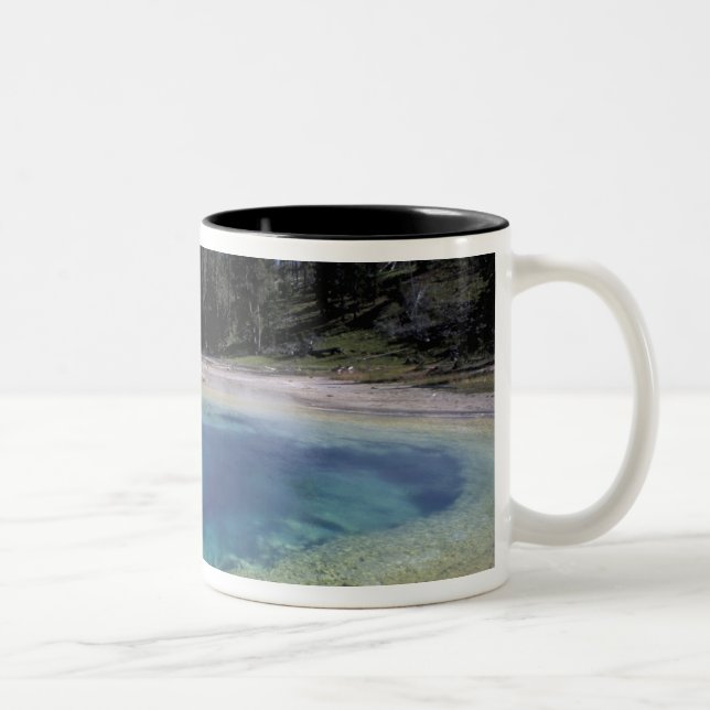 NA, USA, Wyoming, Yellowstone Nationalpark.2 Zweifarbige Tasse (Rechts)