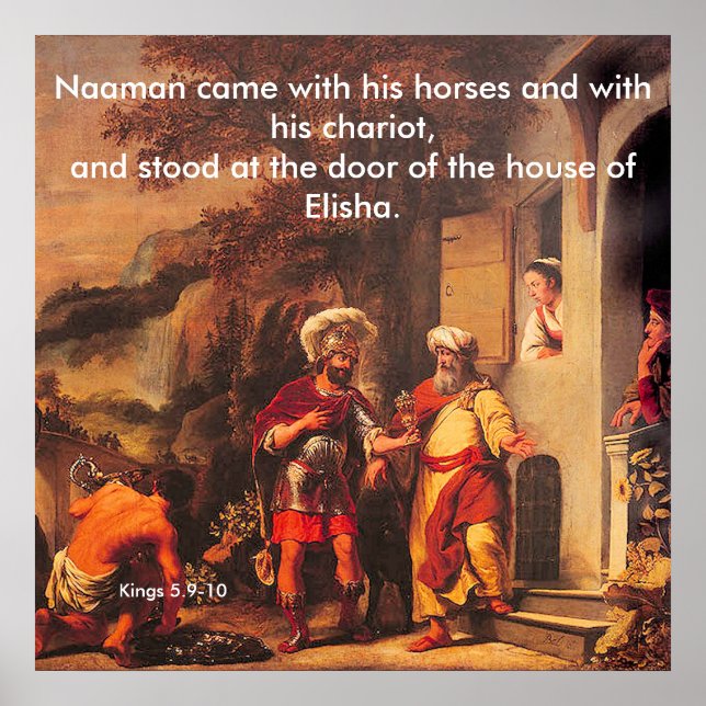 Naaman Healed by Elisha - Poster (Vorne)