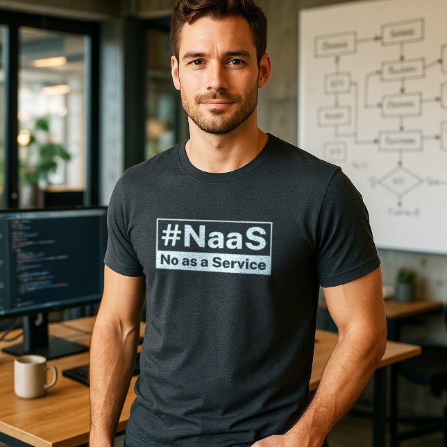 NaaS No als Service-Tech-Spaß Tri-Blend Shirt (Von Creator hochgeladen)