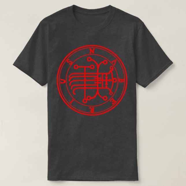 Naberius Sigil unterrichtet Kunst und Wissenschaft T-Shirt (Design vorne)