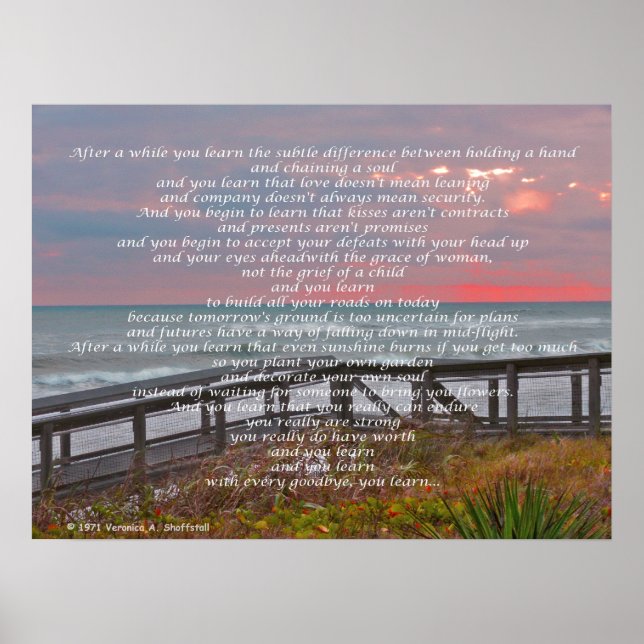 NACH AWHILE POSTER (Vorne)