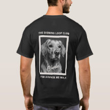 Nach dem Abendessen gehen wir mit dem Hund spazier