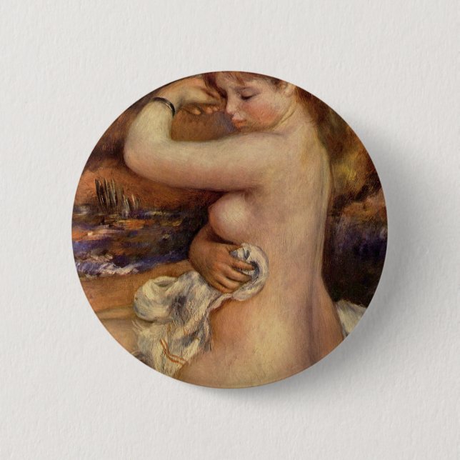 'Nach dem Bad' Button (Vorderseite)