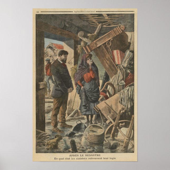 Nach dem Desaster des "Le Petit Journal" Poster (Vorne)