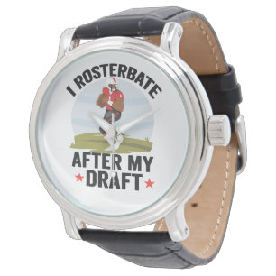 Nach dem Entwurf meines Funny Fantasy Football-Spi Armbanduhr