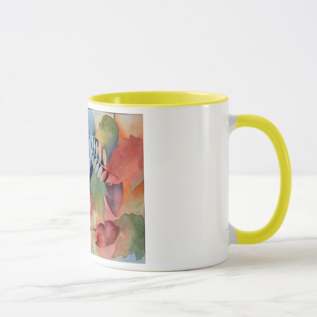 "Nach dem Fall" - ein Aquarell durch J. Fischer Tasse (Rechts)