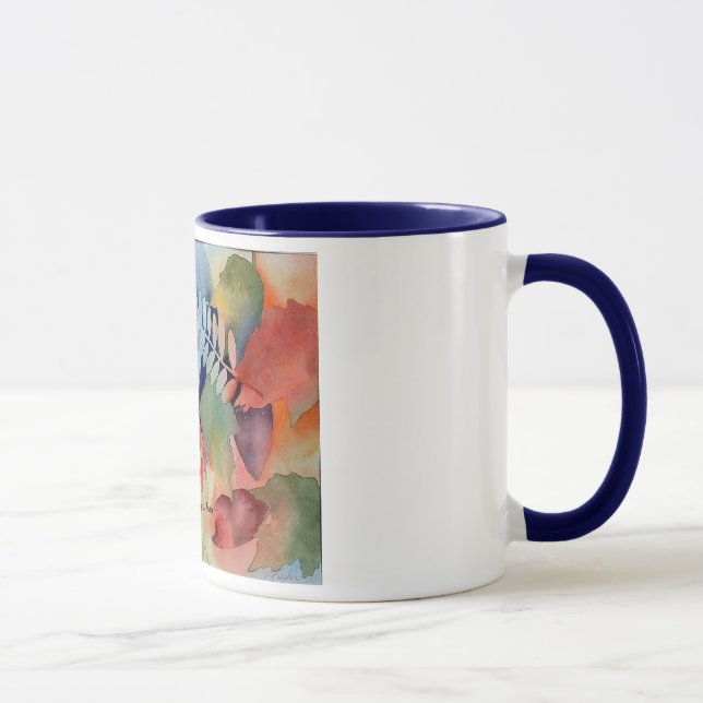 "Nach dem Fall" - ein Aquarell durch J. Fischer Tasse (Rechts)