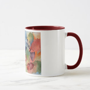 "Nach dem Fall" - ein Aquarell durch J. Fischer Tasse