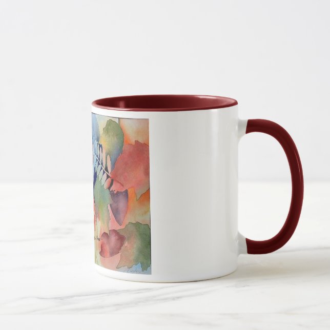 "Nach dem Fall" - ein Aquarell durch J. Fischer Tasse (Rechts)