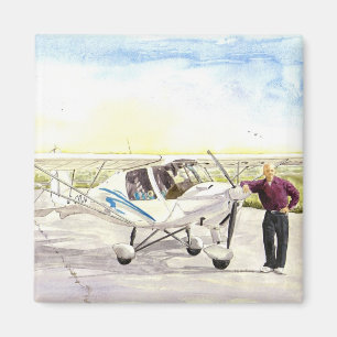 'Nach dem Flug' Magnet