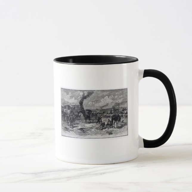 Nach dem Kampf von sieben Kiefern Tasse (Rechts)
