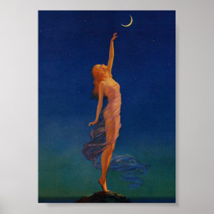 Nach dem Mond greifen Poster
