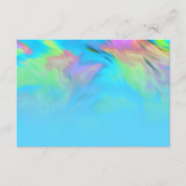 Nach dem Party Türkis Blau Limon Pink Gefärbte Kra Einladung