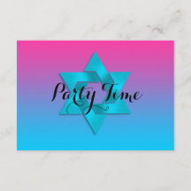 Nach dem Party Türkis zu Pink Ombre mit Star