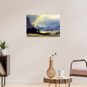 Nach dem Regen, Gemälde von Albert Bierstadt Poster