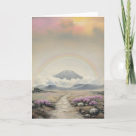 Nach dem Regen (Japanische Wasserfarbenlandschaft