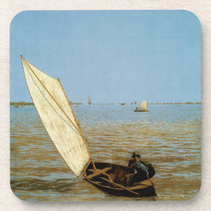 Nach dem Regen starten Getränkeuntersetzer