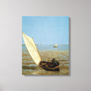 Nach dem Regen starten Leinwanddruck