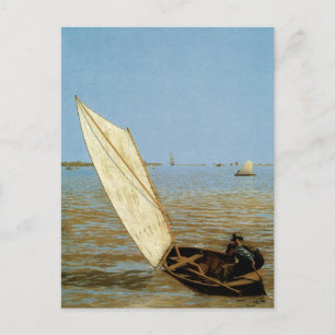 Nach dem Regen starten Postkarte