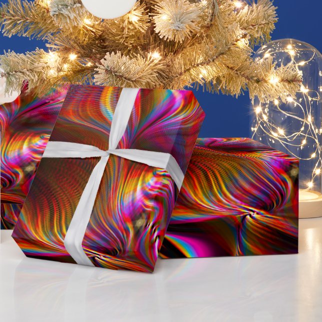 Nach dem Regen Wirbel Schönes Abstrakt Geschenkpapier (Feiertage)