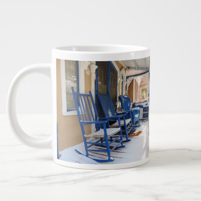 Nach dem Schneefall - Martha's Vineyard Jumbo-Tasse (Links)