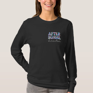 Nach dem Schulleiter Groovy zurück zur Schule Lehr T-Shirt
