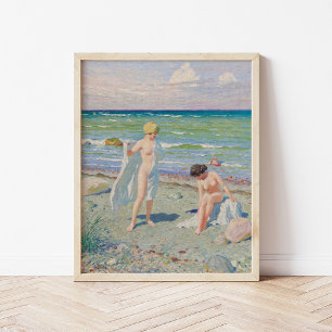 Nach dem Schwimmen   Paul Fischer Poster